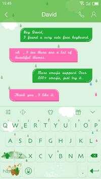 Emoji Keyboard-Rainy Day screenshot 1