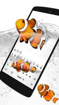 Animated Cute Fish Keyboard 1 تصوير الشاشة