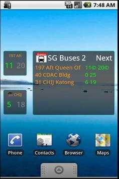 SG Buses Delight 2 Widgets Bus screenshot 1