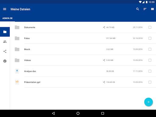 IONOS HiDrive screenshot 8