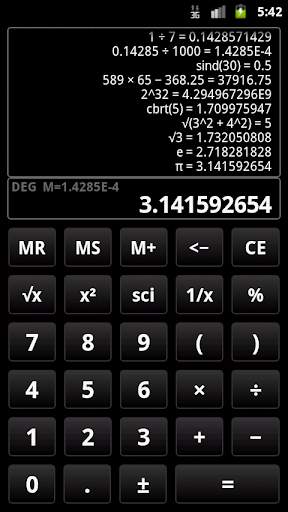 Scientific Calculator 3 1 تصوير الشاشة