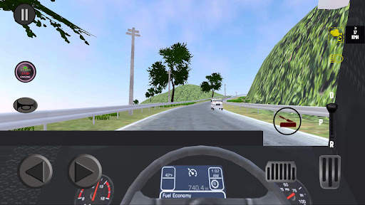 Mountain bus driving India3D screenshot 3