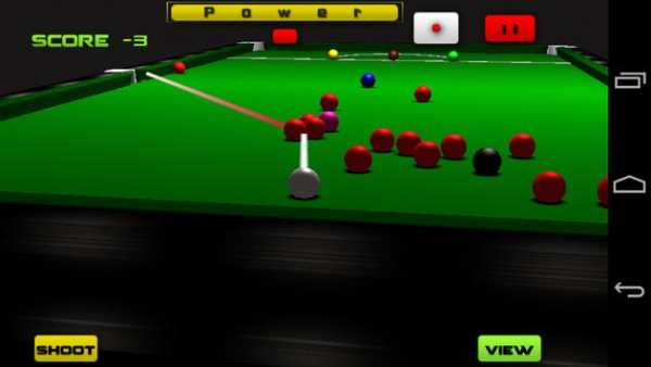 Snooker 3D скриншот 3