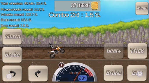 Stunt King - Wheelie Motorbike stunts game screenshot 8
