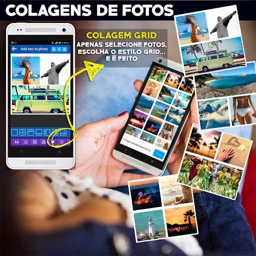 Adicionar Texto & Adesivos a fotos App 🇧🇷(2020) screenshot 6