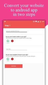 Website to App builder - App Builder screenshot 2