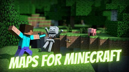 Maps for Minecraft PE Mod Skin screenshot 1