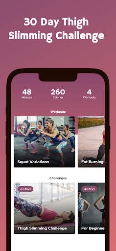 Thigh Slimming Challenge screenshot 2