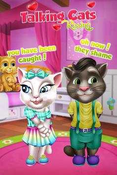 Talking Cat Kiss Game screenshot 3