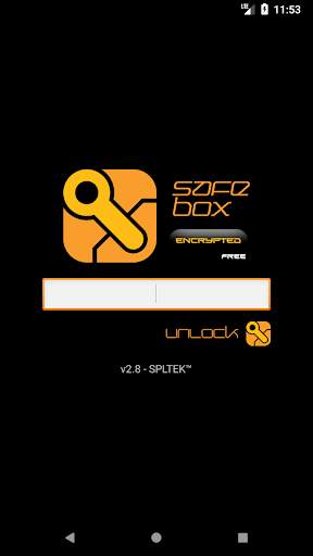 SafeBox password manager free скриншот 1