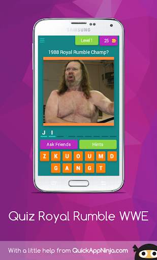 Quiz Royal Rumble WWE screenshot 4