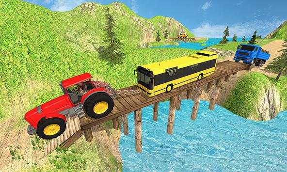 Tractor Towing Car Simulator Games screenshot 3