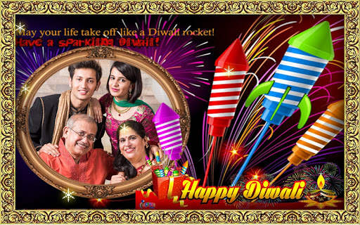 Happy Diwali Photo Frame: Diwali Flex Maker 2018 screenshot 3