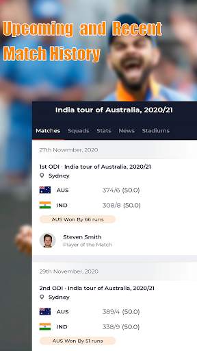 Live Line Cricket score: ball by ball score screenshot 6