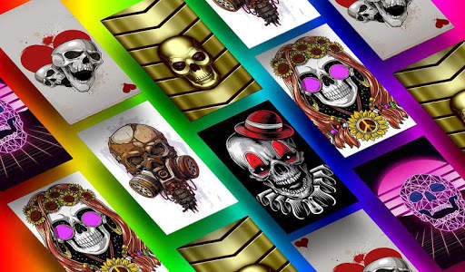 Skull Wallpaper HD screenshot 2