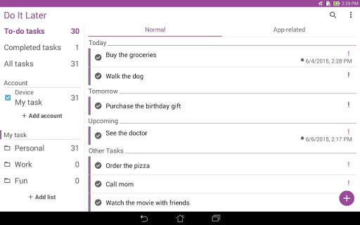Do It Later: Tasks & To-Dos скриншот 14