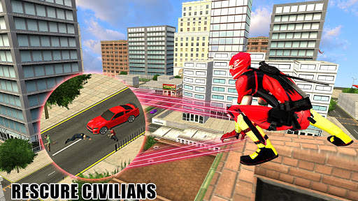 Flying Ninja Hero Crime Simulator Gangster Chase screenshot 4
