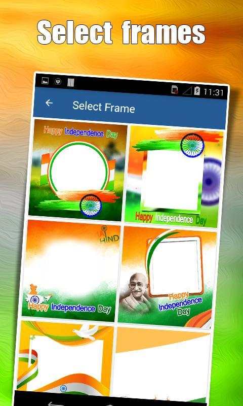 Independence Day Photo frames - 15 August 2018 screenshot 1