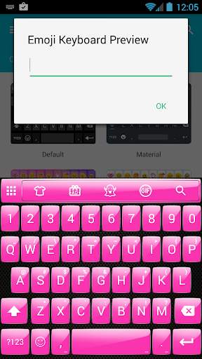 Gloss Pink Emoji Keyboard screenshot 3