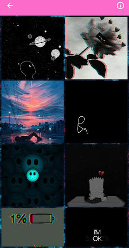 sad wallpapers : anime , girl , boy ,alone , black screenshot 1
