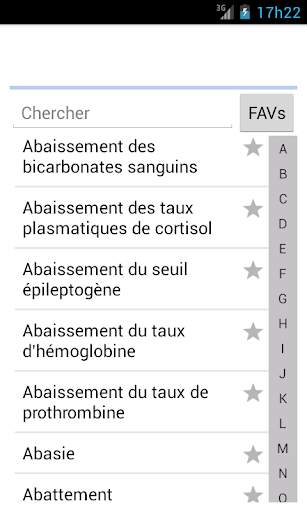 Dictionnaire Médical screenshot 1