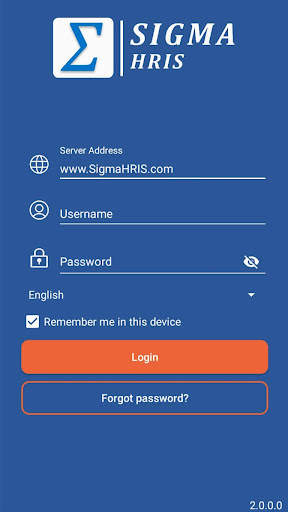 Sigma HRIS screenshot 1