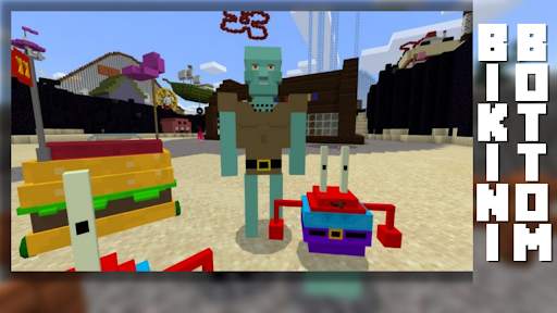 Sponge Bob Mod Minecraft PE screenshot 2