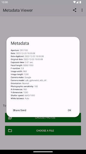 Photo Metadata Viewer screenshot 10