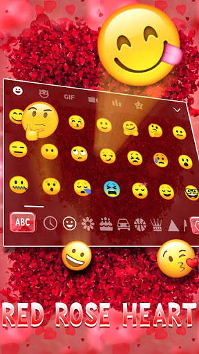 Red Rose Keyboard Theme 🌹 screenshot 3