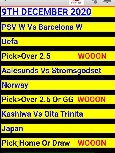 2.00 DAILY SURE ODDS screenshot 4
