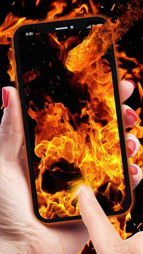 Burning flame Live Wallpaper screenshot 3