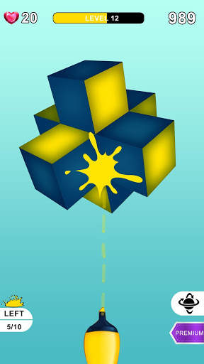 Color 3D Shapes Hit Casual Games screenshot 6