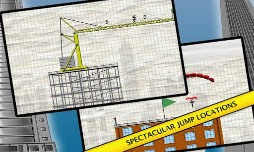 Stickman Base Jumper screenshot 2