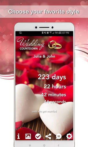 Wedding Countdown App 2022 screenshot 1