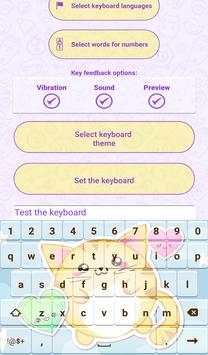 Cute Cartoon Keyboard Themes screenshot 7