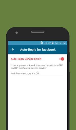 Auto-Reply for facebook स्क्रीनशॉट 1