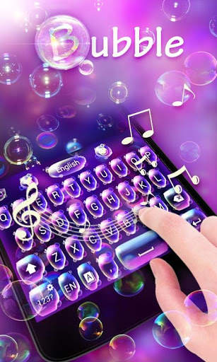 Bubble GO Keyboard Theme Emoji screenshot 2