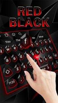 Black Red Crystal Keyboard screenshot 2