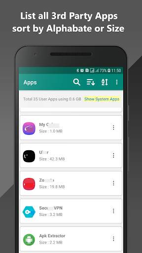 My Apps : Apps List and App Info screenshot 1