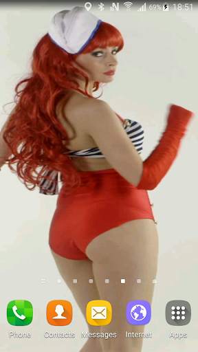 Sexy Girl Live Wallpaper screenshot 1