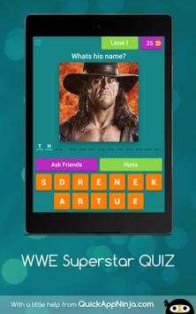 WWE Superstars QUIZ screenshot 8