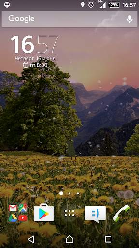 Summer Dandelion Live Wallpaper screenshot 6