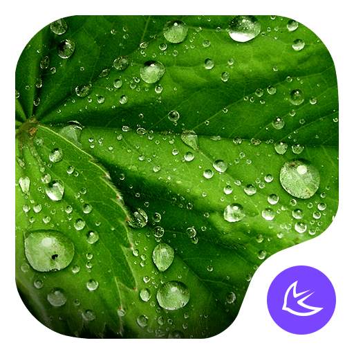Green-APUS Launcher theme 695.0.1001