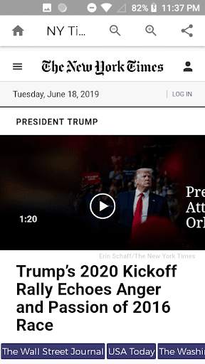 US News screenshot 2