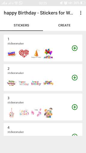Birthday Stickers For WhatsApp & Stickers Maker screenshot 1