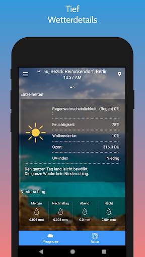 Wetterradar & Vorhersage screenshot 2