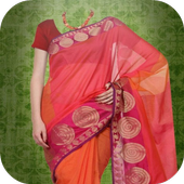 Woman Saree Photo Montage иконка
