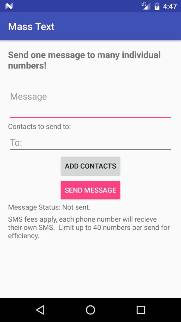Bulk SMS - Mass Text Messaging screenshot 1