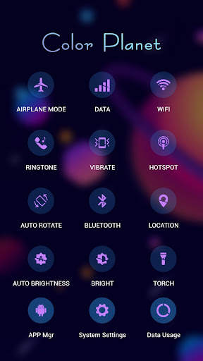 Colorful Planet APUS Launcher  screenshot 3
