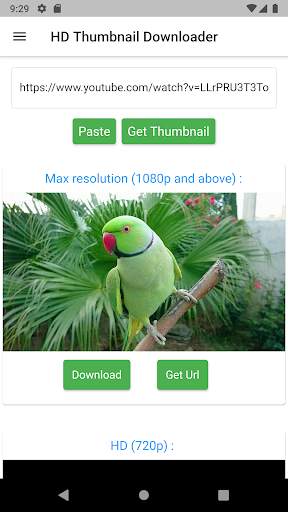 Thumbnail Image Download in HD for YouTube Video скриншот 2